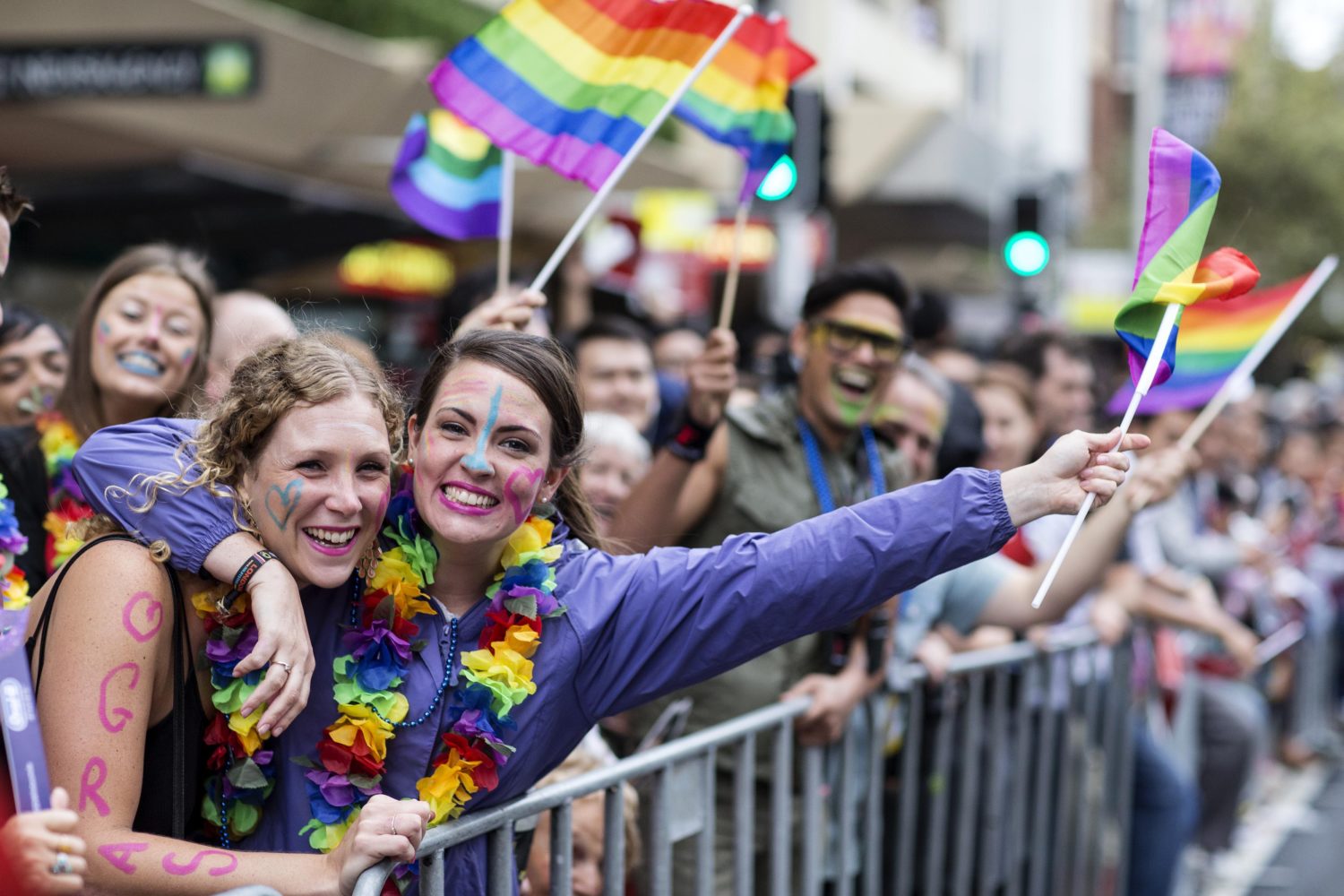 Scenes from the 2014 Sydney Gay and Lesbian Mardi Gras.1/3/2013 Picture James Horan/ Destination NSW